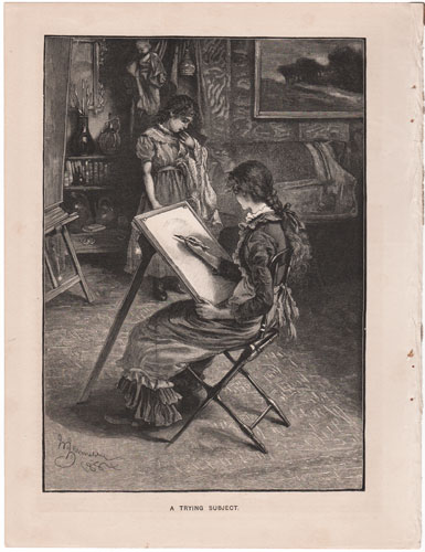 original engravings from The Girl's Own Paper (1888-1890)